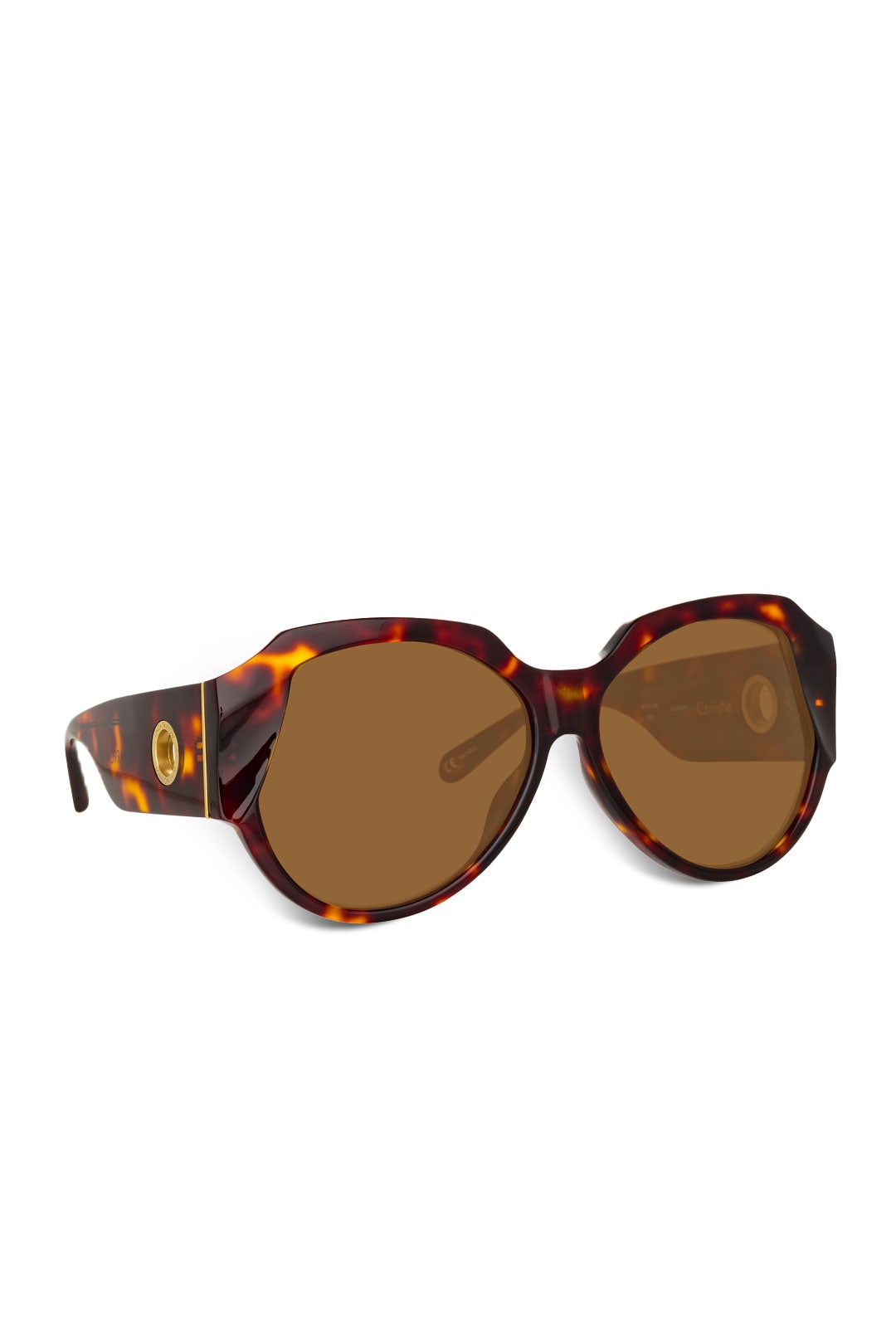 Christie Tortoise Shell Sunglasses by Linda Farrow 1