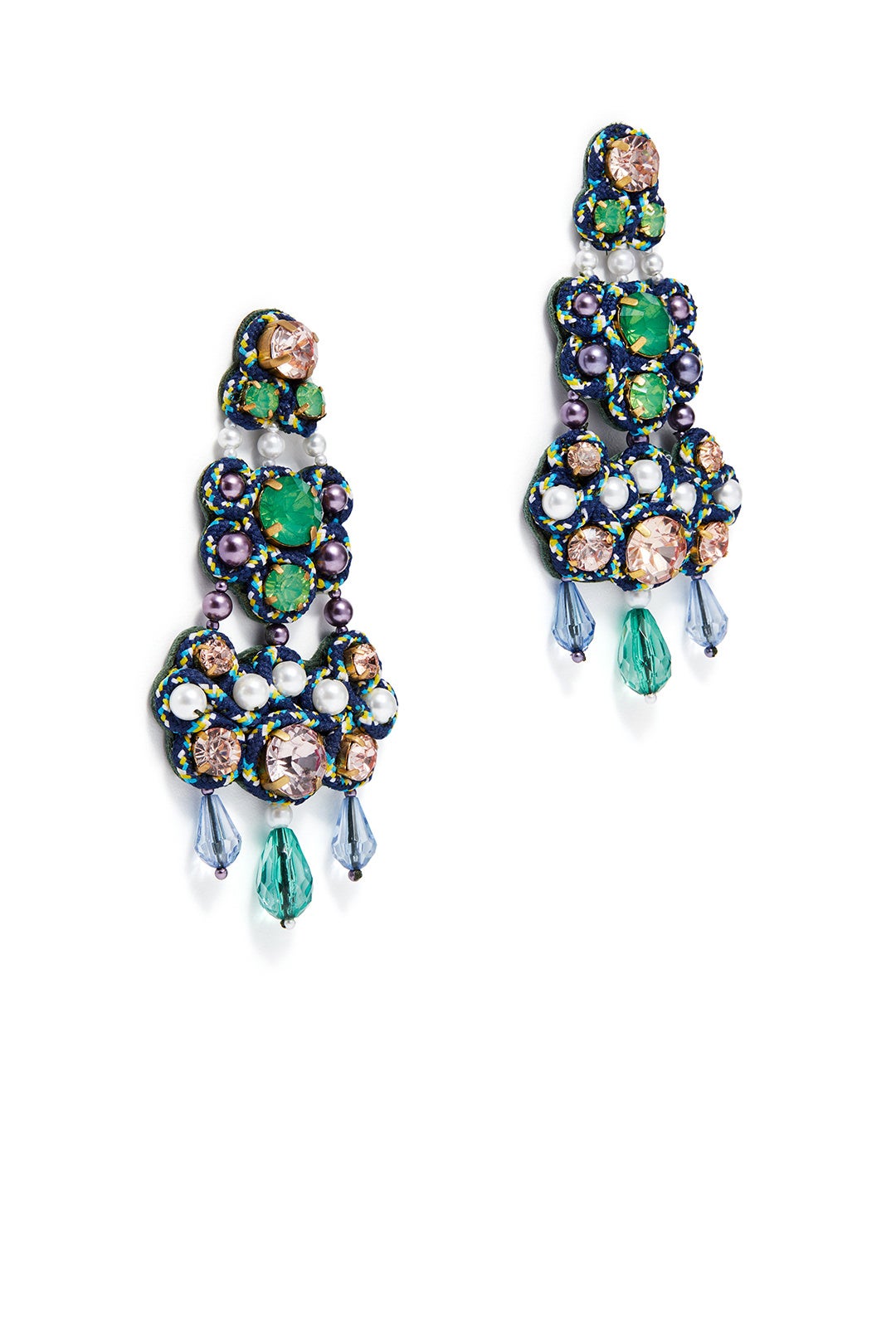 Blue Chandelier Earrings by Tory Burch Accessories 1