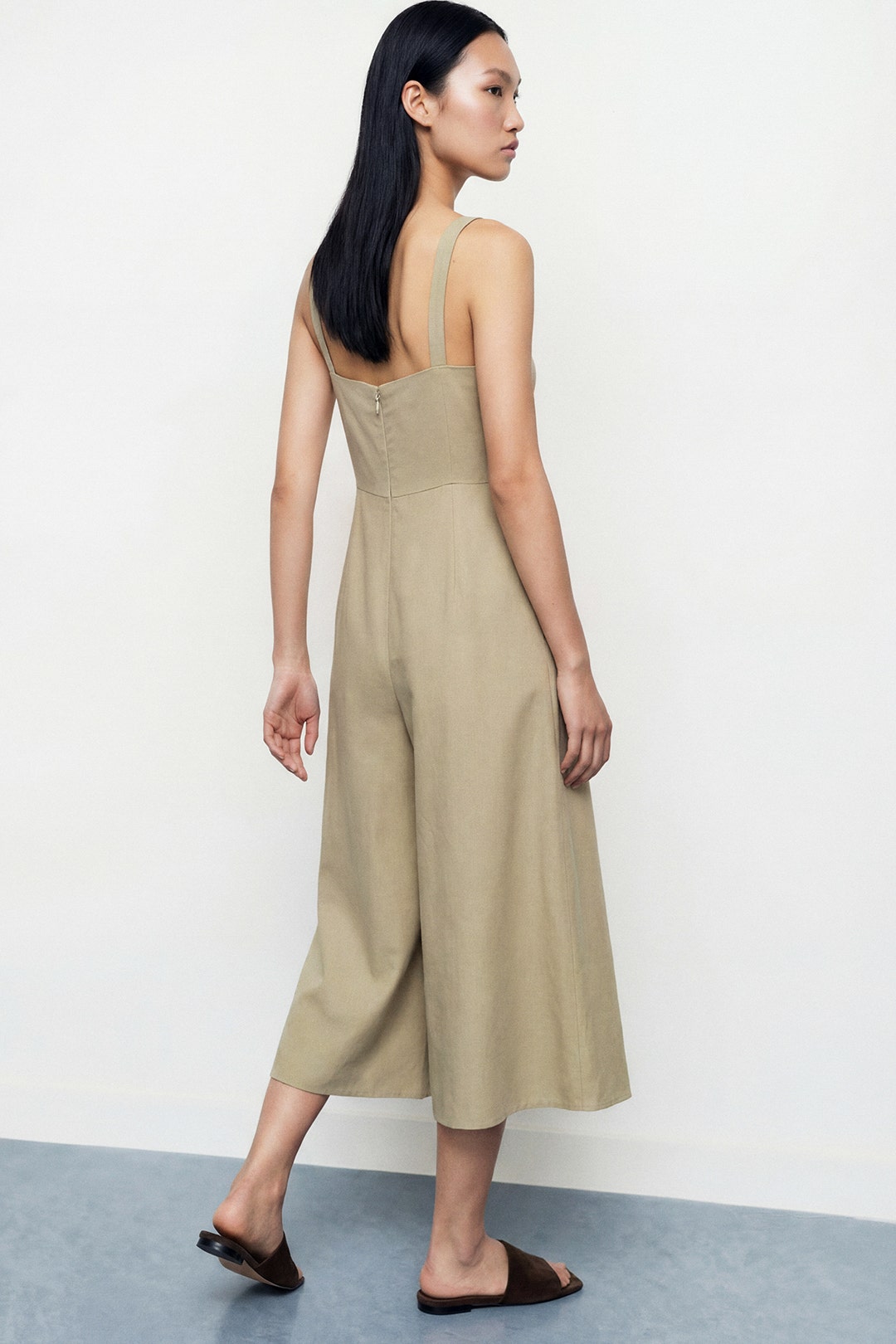 Green Wide Leg Jumpsuit by Club Monaco | Rent the Runway Green Wide Leg Jumpsuit by Club Monaco | Rent the Runway