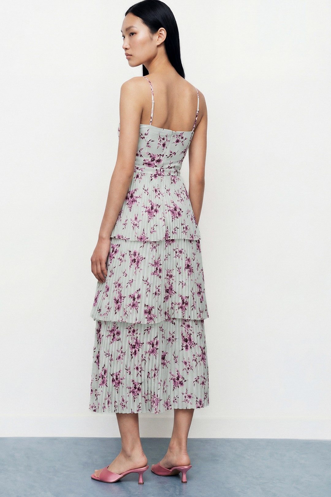 midi white dress summer Rihoas Vintage White Halter Dress with an Open Back & Bow