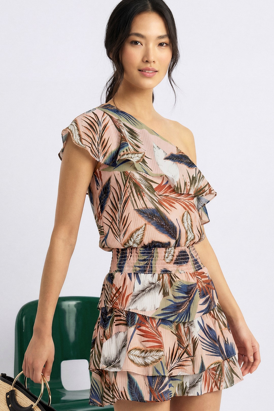 mini dress with ruffles Women's Dresses Verona Off-Shoulder Ruffle Mini Dress White XS by Selfie Leslie main image 0